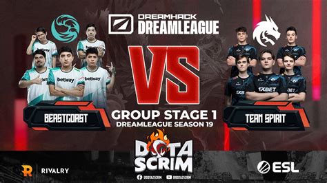 Beastcoast Vs Team Spirit DreamLeague Season 19 Group Stage 1