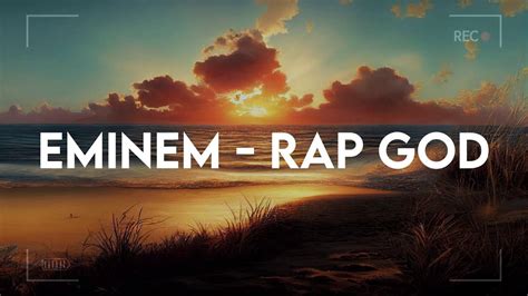 Eminem Rap God Lyrics Youtube