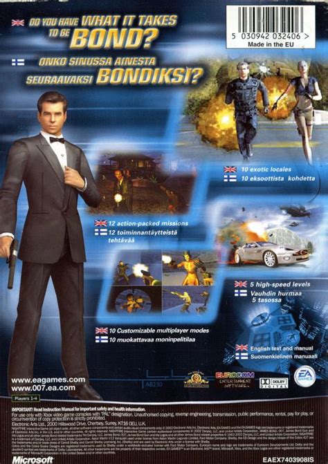 007 Nightfire 2002 Box Cover Art MobyGames