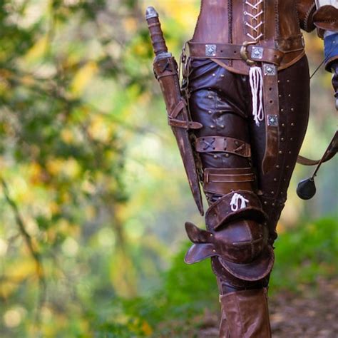 Larp Armor Leather Armor Inspired By The Witcher 3 Witcher Etsy