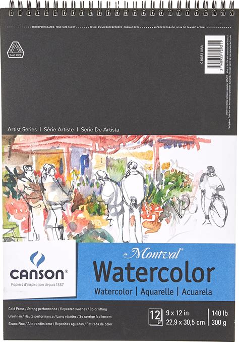 Canson Bloc Feuilles Dessin Xl Aquarelle A Aleta De Grano G