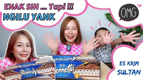 MUKBANG ES KRIM SULTAN ICE CREAM VIENNETTA RASANYAA NGILU MUKBANG