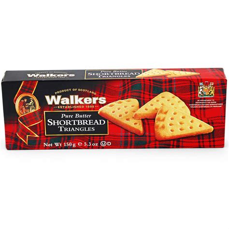 Walkers Triangles Shortbread 150g British T Shop