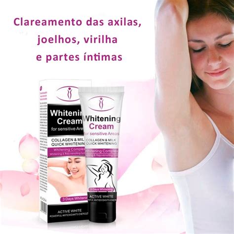 Creme Clareador Virilha Axila Partes Ntimas Whitening G Mercado Livre