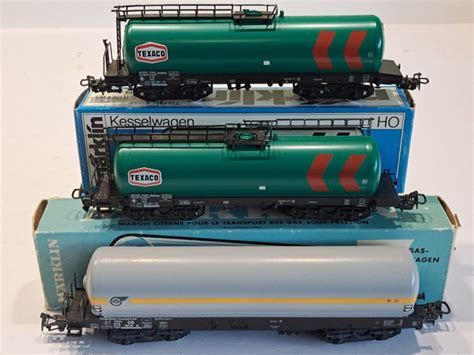 Märklin H0 4628 4652 Freight carriage 3x 4 axle tank Catawiki