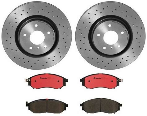 Nissan Disc Brake Pad And Rotor Kit Front 324mm Ceramic Xtra