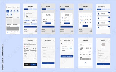 Online Ticket Booking App Ui Ux Design Ui Ux Gui Layout For Booking