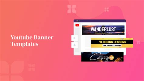 Free and Editable Vlogging Youtube Banner Templates | Picmaker