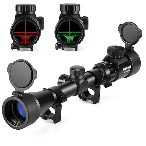 SOROVEE Rifle Scope 3 9x40 EG Red Green Rangefinder Illuminated Optical