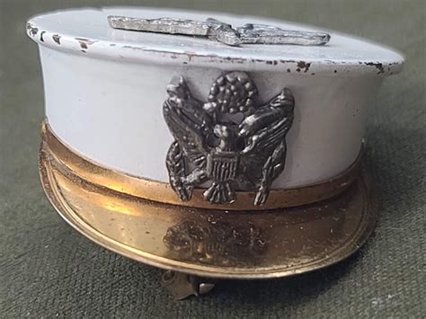 White Army Air Corps Hat Brooch