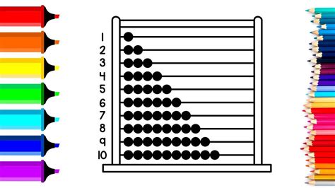 How To Draw Abacus Step By Step Easy Drawing For Kids