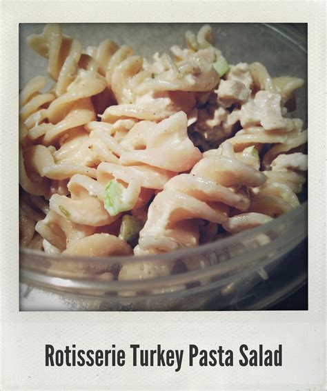 Gluten Free Rotisserie Turkey Pasta Salad Perfect For Bridal Showers