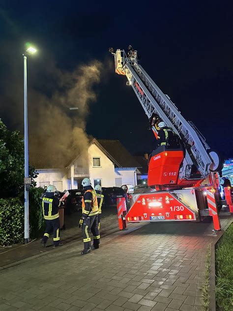 Wohnungsbrand In Elz Freiw Feuerwehr Elz