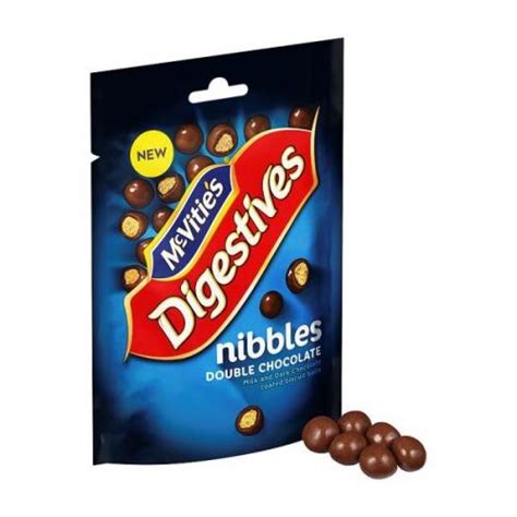 Mcvities Digestives Nibbles Double 137739 Chocolate Biscuits