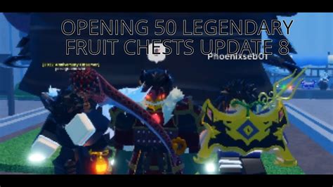 Opening Legendary Fruit Chests In Update Gpo Youtube