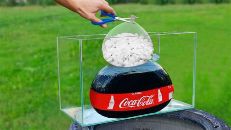 Experiment Coca Cola And Mentos Youtube