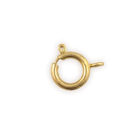 Spring Ring Jewelry Clasp 12mm Gold (1-Pc)