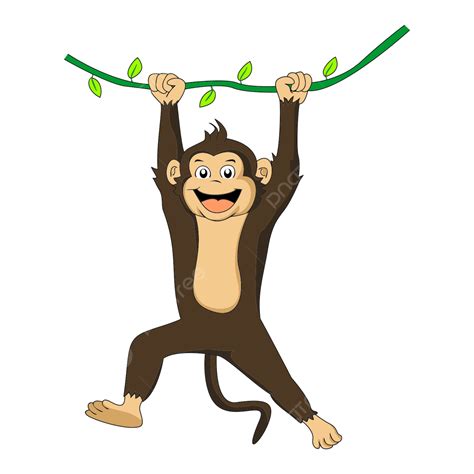 Monkey Clipart Vector Monkey Character Monkey Character Mascot Png