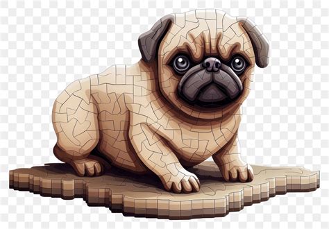 Png 3d Pixel Art Pug Premium Png Rawpixel