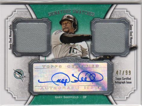 ミントモール MINT LAB TOKYO店 2012 TOPPS MUSEUM COLLECTION Gary Shefield