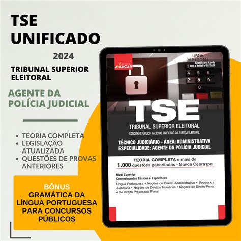 Apostila Tse Unificado Agente Da Pol Cia Judicial Editora