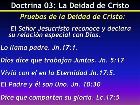 La Deidad De Nuestro Señor Jesucristo Jesús Es El Eterno Hijo De Dios Ppt Descargar