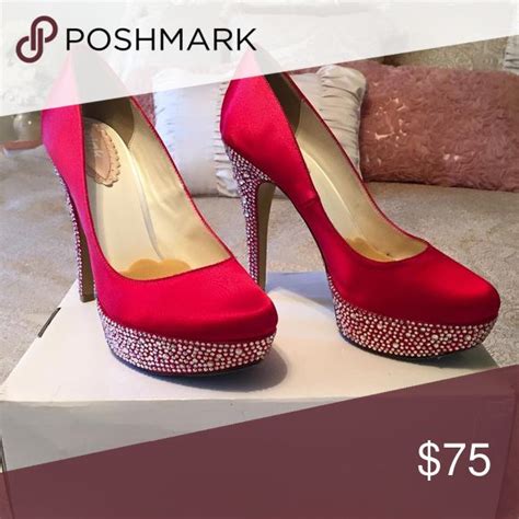 Custom Red Rhinestone Heels Rhinestone Heels, Plus Fashion, Fashion ...