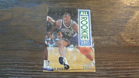 93 94 FLEER ULTRA ALL ROOKIE SERIES 12 OF 15 ISAIAH RIDER BASKETBALL