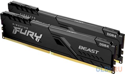 Оперативная память для компьютера Kingston Fury Beast Black Dimm 8gb