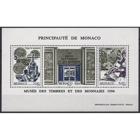 Monaco Bloc Feuillet De Timbres N73 Neuf Philantologie