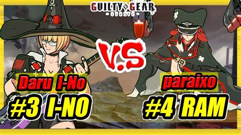 Ggst Daru Ranked I No Vs Paraixo Ranked Ramlethal Guilty