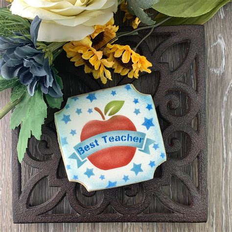 Best Teacher Stencil 3 Layer Stencil Etsy