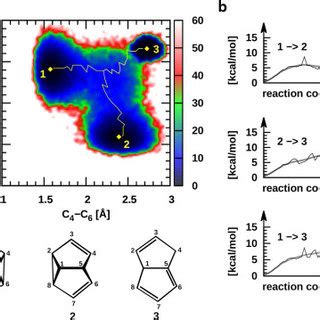 Two Dimensional Representation Of The Free Energy Landscape Obtained