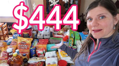 Enormous Once A Month Grocery Haul Stock Up Haul From Aldi Walmart