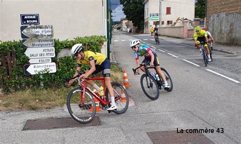 Cyclisme les jeunes du Vélo Club du Velay suivent le train La