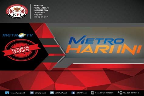 Menampilkan Orang Merokok Kpi Tegur Metro Hari Ini Metro Tv