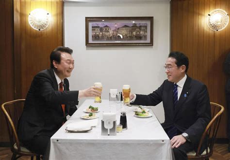 岸田首相「楽しいお酒飲んだ」韓国尹大統領とのオムライス外交振り返る 旺盛な食欲snsで話題 社会写真ニュース 日刊スポーツ