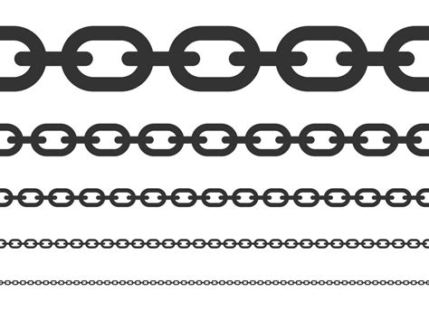 Seamless chain vector illustration isolated on white background 22309601 Vector Art at Vecteezy