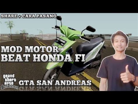 Review Cara Pasang Mod Motor Honda Beat Fi Std Di Gta Sa Android