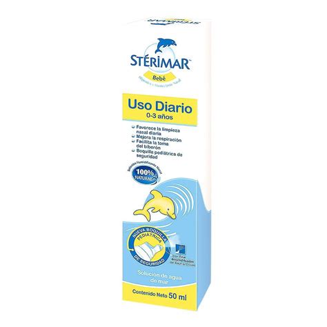 Solución De Agua De Mar Stérimar Bebé Uso Diario 50 Ml Walmart