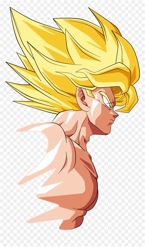 Transparent Dbz Png Goku Ssj Side View Png Download Vhv