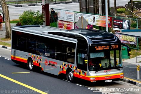 Bus 700A SMRT Buses MAN NL323F A22 SMB1415R Bus Interchange