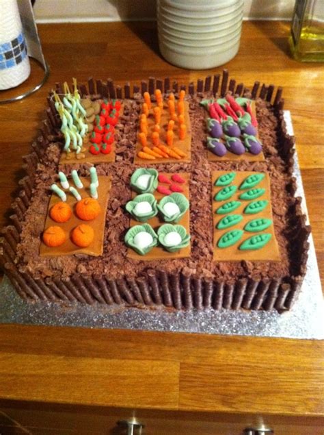 Allotment Cake Mum S Th Birthday Cake Inspired By Fiona Cairns Bolo