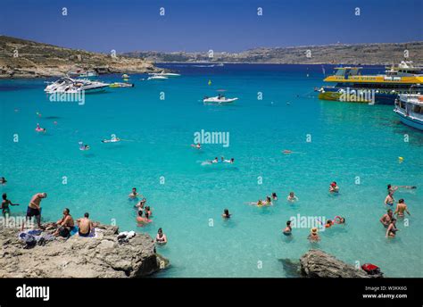 the blue lagoon in malta Stock Photo - Alamy