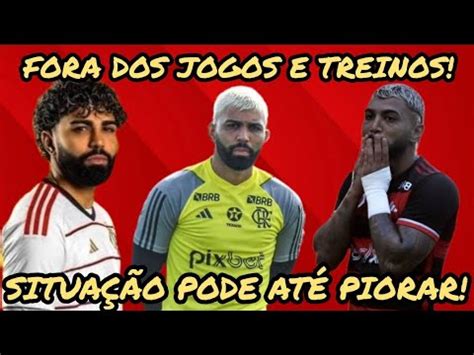 GABIGOL FORA DOS TREINOS DO FLAMENGO NO NINHO DO URUBU GABIGOL E