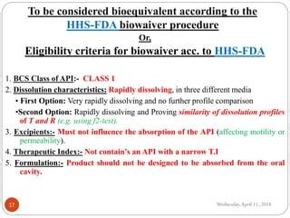 Biowaivers | PPT