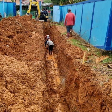 Pdam Intan Banjar Perbaiki Pipa Di Zona Blk Sungai Ulin Ini Tempat