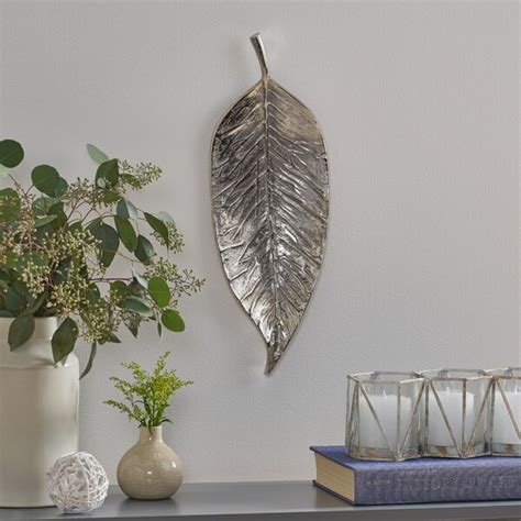 Winston Porter Silkie Aluminum Leaf Wall D Cor Reviews Wayfair