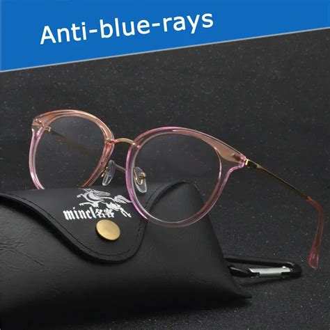 Minclclassic Eyewear Blue Light Blocking Filter Reduces Radiation Clear Regular Computer Gaming