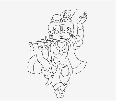 Little Krishna Coloring Pages - Learny Kids